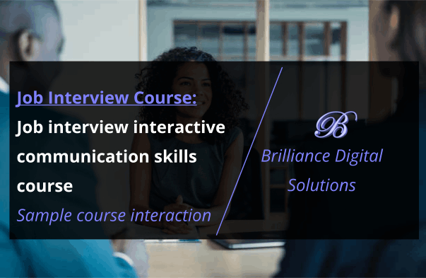 Brilliance Job Interview Scenario